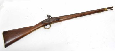Victorian 1840 pattern percussion cap special service carbine with VR cipher under crown, Tower 1847