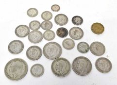 Small quantity of 20th century mixed Britiish coinage, varying monarchs and dates