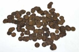 Quantity of Victorian pennies, mixed condition and varying dates