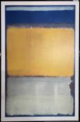 After Mark Rothko (British, 20th century) 'Number 10',chromolithograph, dated (1950),35x23ins,