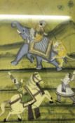 A collection of 19th and 20th Century South Asian paintings, depicting a variety of subjects, in