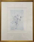 After Giovanni Battista Tiepolo, 'Apollo and Daphne', giclee, 24x6.5ins, framed and glazed.