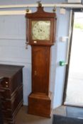 Thomas Pilch, North Walsham, 18th/early 19th century oak cased longcase clock, painted square dial