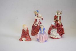 Group of Royal Doulton figures including This Little Pig, Top o the Hill, Dinky Doo and Christmas