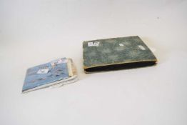 Small autograph album and postcard album, mainly photographic, of steam trains