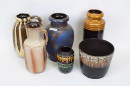 Quantity of West German pottery, jugs and vases (7) tallest 30cm