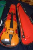 Stentor Student 2 violin, in case