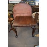 Small antique oak and ash coffer with two panelled front, 72cm wide