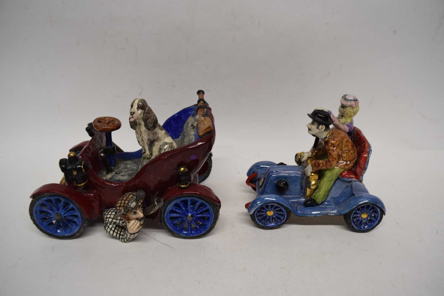 Two novelty vintage car models designed by Basil Matthews (2) - Image 2 of 5