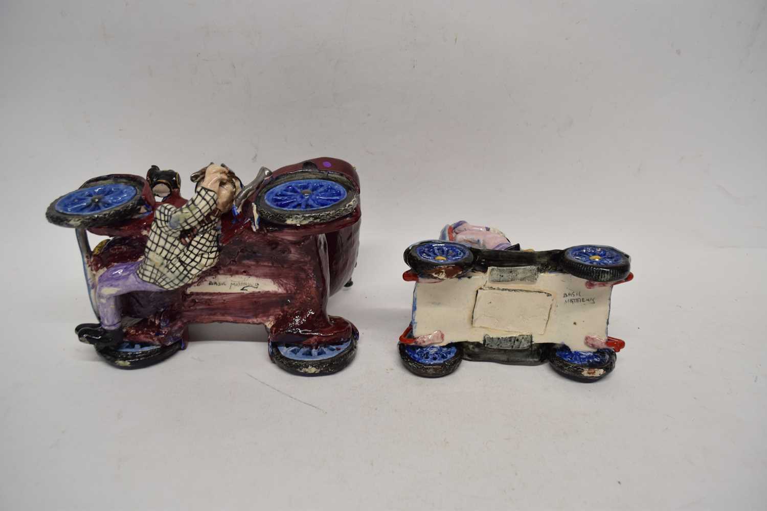 Two novelty vintage car models designed by Basil Matthews (2) - Image 5 of 5