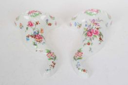 Royal Worcester Wall Pockets