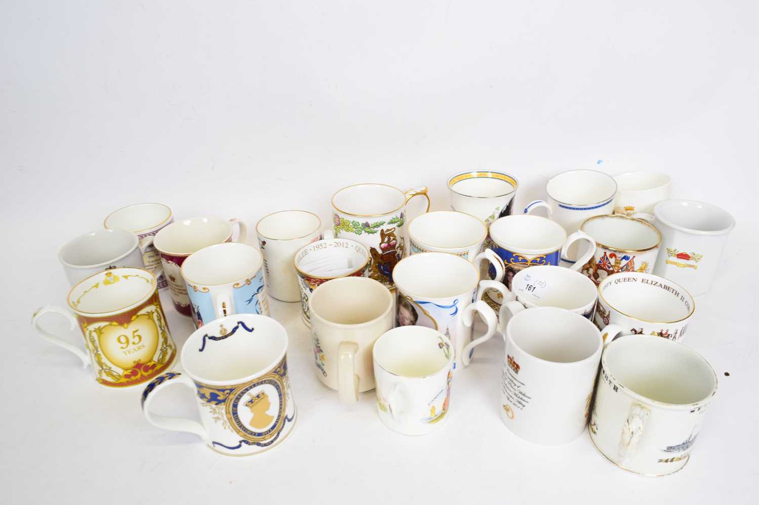 Collection of commemorative mugs, various Royalty and political figures (22)