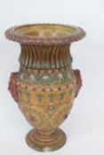 Continental Pottery Vase