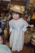 Late 19th/early 20th century doll with bisque head, marked 'Armand Marseille'