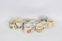 Quantity of commemorative mugs for Victoria and others (12)