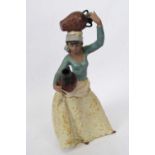 Lladro Gres figure of a young girl modelled as a watercarrier, 34cm high