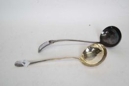 Two Hukin & Heath silver plated serving ladles