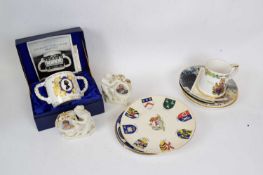 Quantity of commemorative wares including a Coalport Silver Jubilee mug, no 795/1000, together