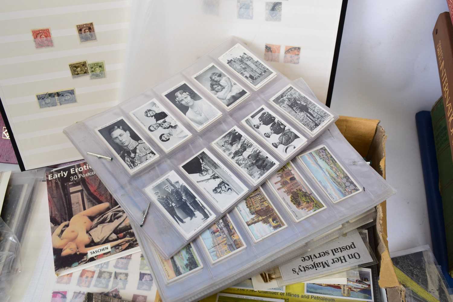 Large box containing copious quantity of postcards and stamp albums - Image 3 of 3