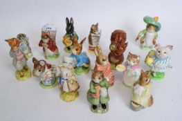 Quantity of Beswick Beatrix Potter figures, various characters including Little Black Rabbit,