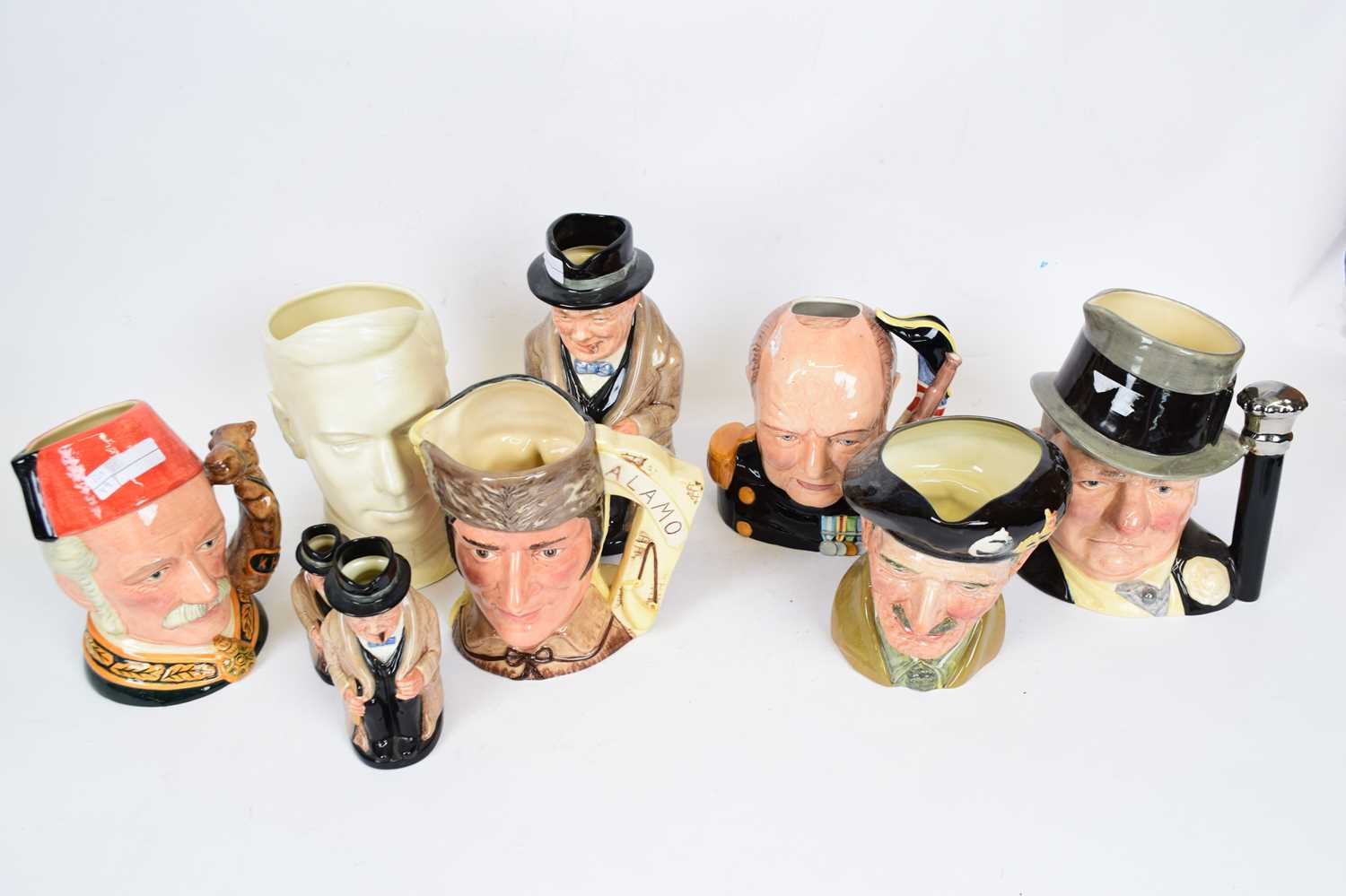 Quantity of mainly Royal Doulton character jugs including Churchill, Montgomery, General Gordon - Image 2 of 2