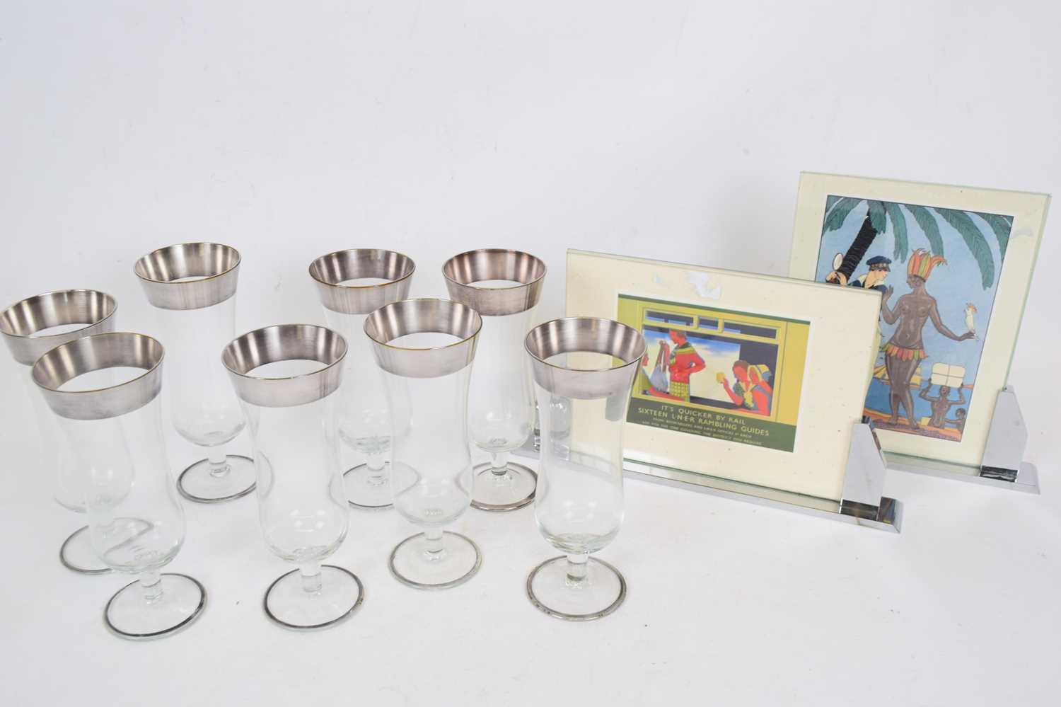 Art Deco Pictures and Glasses