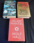 HILARY MANTEL: 3 titles: WOLF HALL, London, 4th estate, 2009, 1st edition, original cloth, d/w;