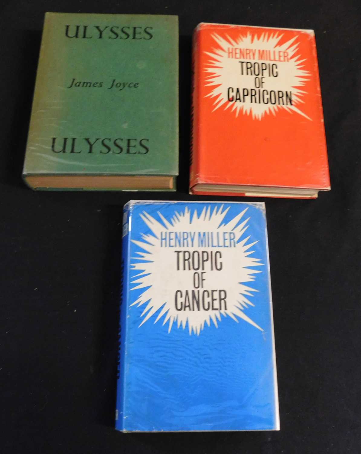 JAMES JOYCE: ULYSSES, London, The Bodley Head, 1958, original cloth, d/w + HENRY MILLER: TROPIC OF