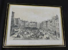 NEWMAN & CO: MARKET PLACE, NORWICH, 19th century lithoplate pub Jarrolds, 335mm, f/g