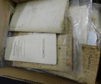 Box: Suffolk interest, vellum and other documents, mainly 19th century and earlier