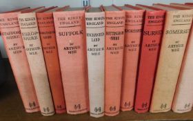 ARTHUR MEE (ED): THE KINGS ENGLAND SERIES, 38 vols, original cloth, some spines faded (38)