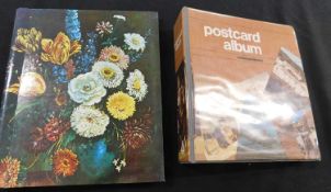 Box: picture postcards in 2 albums and packet assorted loose, early cards to more modern