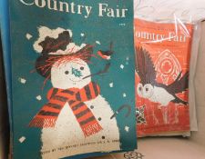 Box: Country Fair, good quantity assorted issues