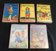 WARNE'S 'MERRIE BOOK' OF SUNNY TIMES - NURSERY TALES - FAIRY TALES - HAPPY TIMES - JOLLY TIMES,