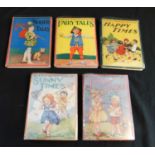 WARNE'S 'MERRIE BOOK' OF SUNNY TIMES - NURSERY TALES - FAIRY TALES - HAPPY TIMES - JOLLY TIMES,