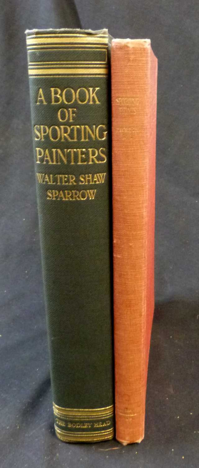 WALTER SHAW SPARROW: A BOOK OF SPORTING PAINTERS, London, John Lane, New York, Charles Scribner's - Image 2 of 8