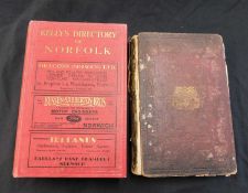 KELLY'S DIRECTORY OF NORFOLK, 1933, with map, original cloth gilt, vgc + a very worn and soiled