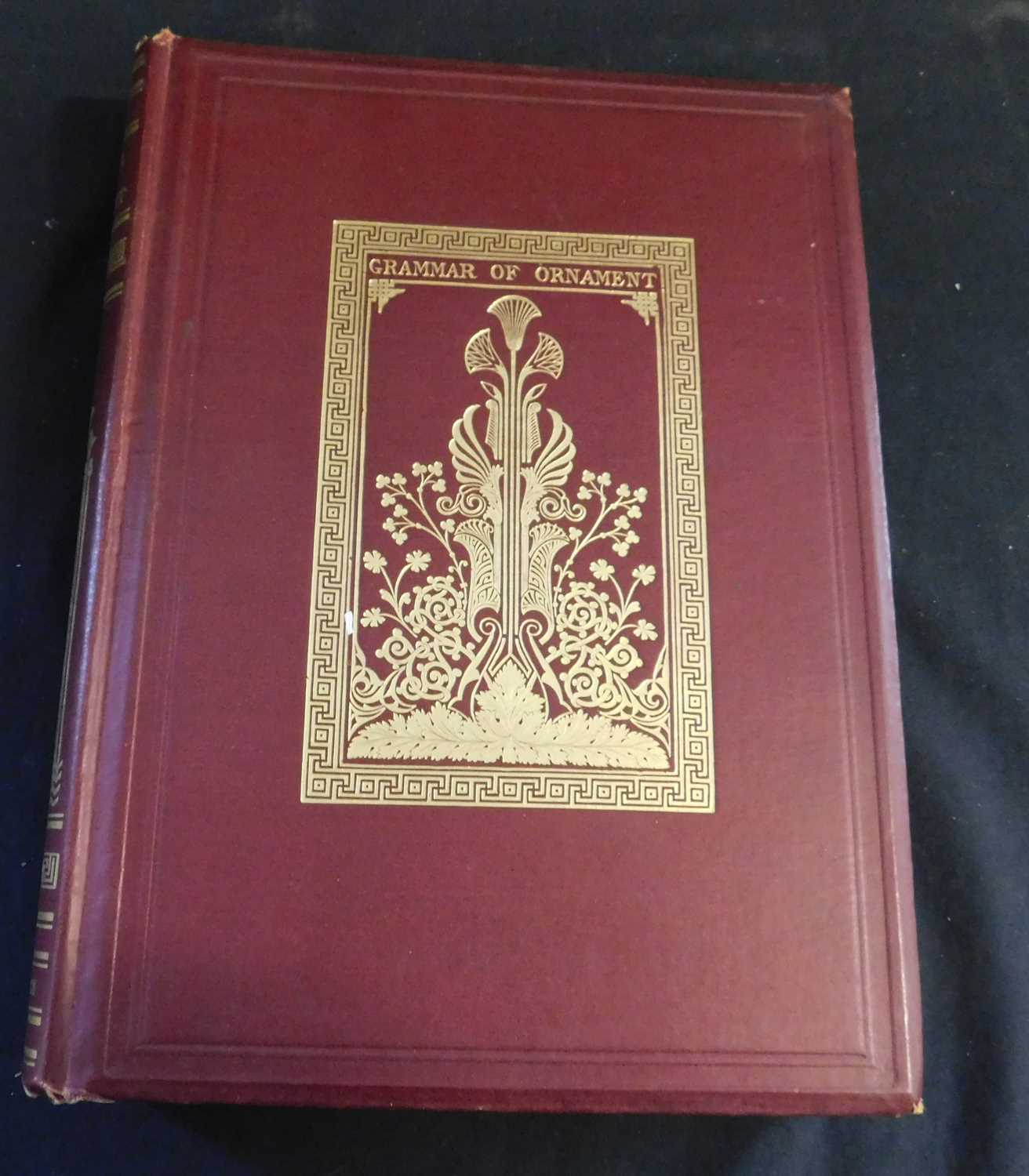 OWEN JONES: THE GRAMMAR OF ORNAMENT, London, Bernard Quarritch, 1928 reprint, 112 coloured plates as - Image 3 of 3