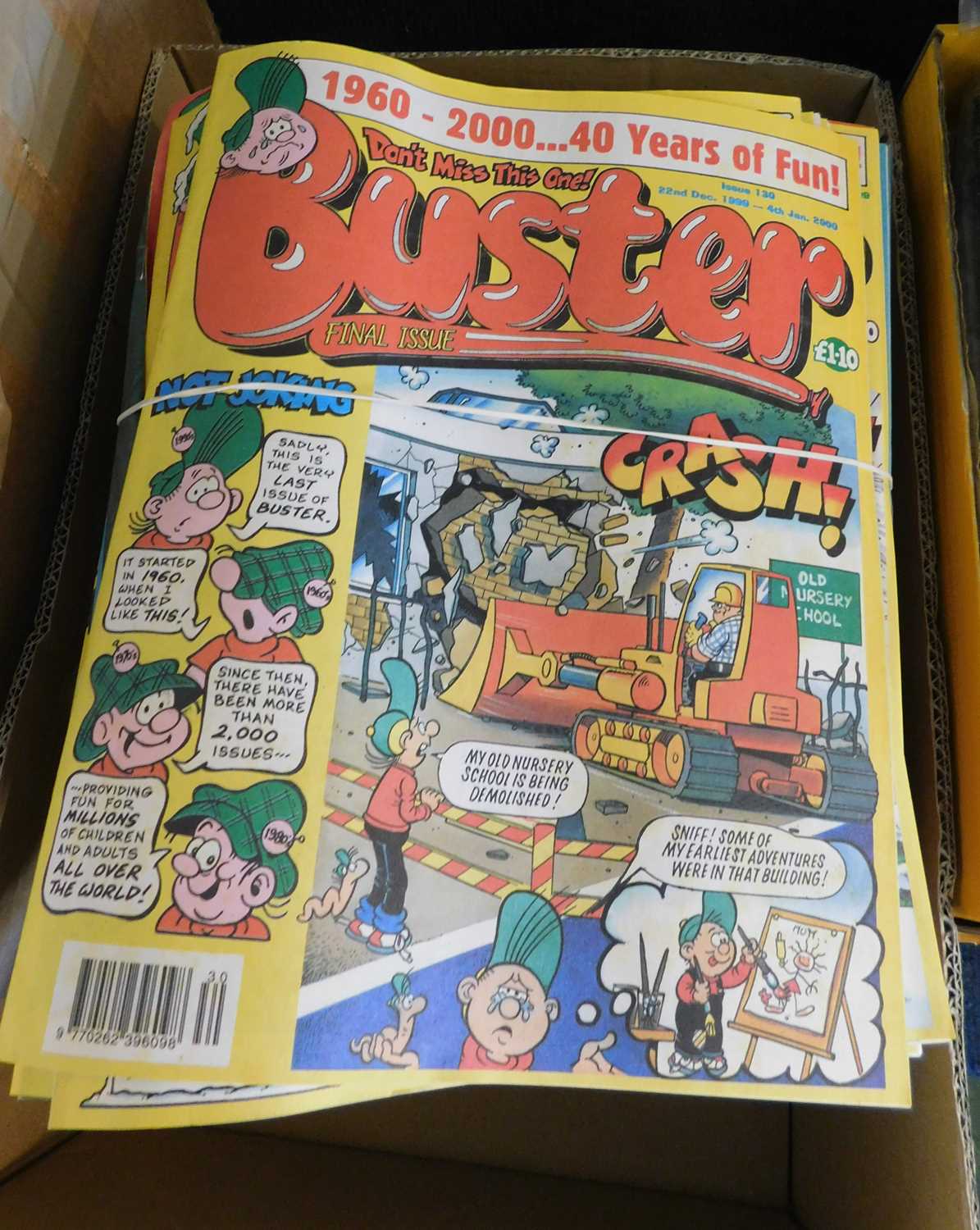 One Box: Buster comic, Sept 1995-Jan 2000, lacking 5 issues only