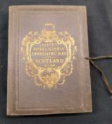 SIDNEY HALL: BLACK'S ROAD AND RAILWAY TRAVELLING MAP OF SCOTLAND, [Edinburgh], A & C Black, circa