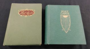 Two old postcard albums containing 320+ postcards including UK topography, military including