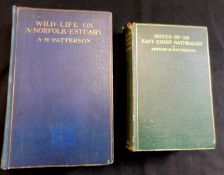 ARTHUR HENRY PATTERSON: 2 titles: NOTES OF AN EAST COAST NATURALIST, ill Frank Southgate, London,