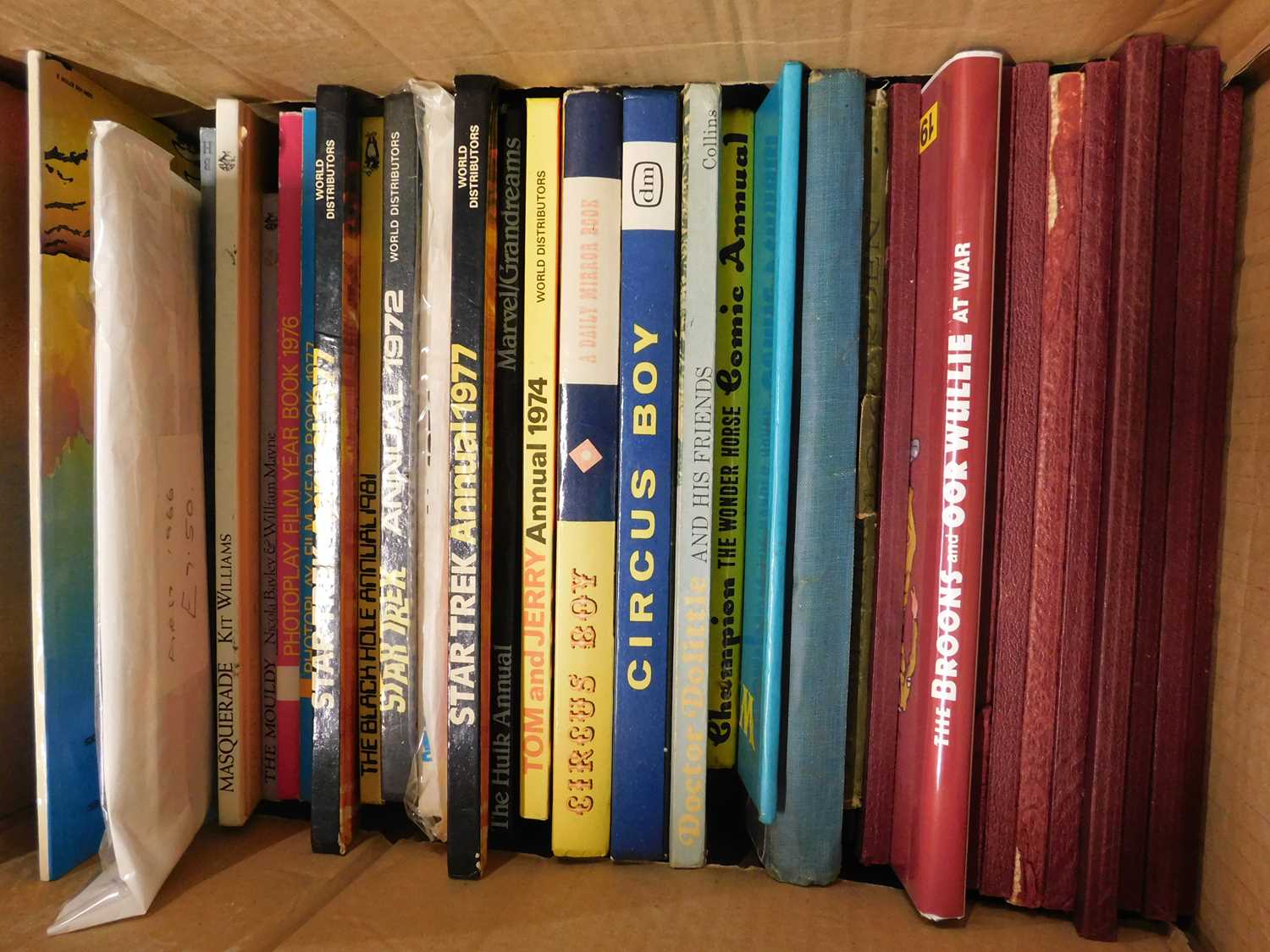 Box: children's annuals etc