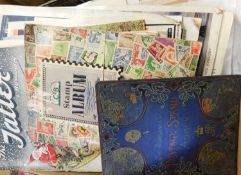 Box: ephemera, vintage periodicals, newspapers and other items