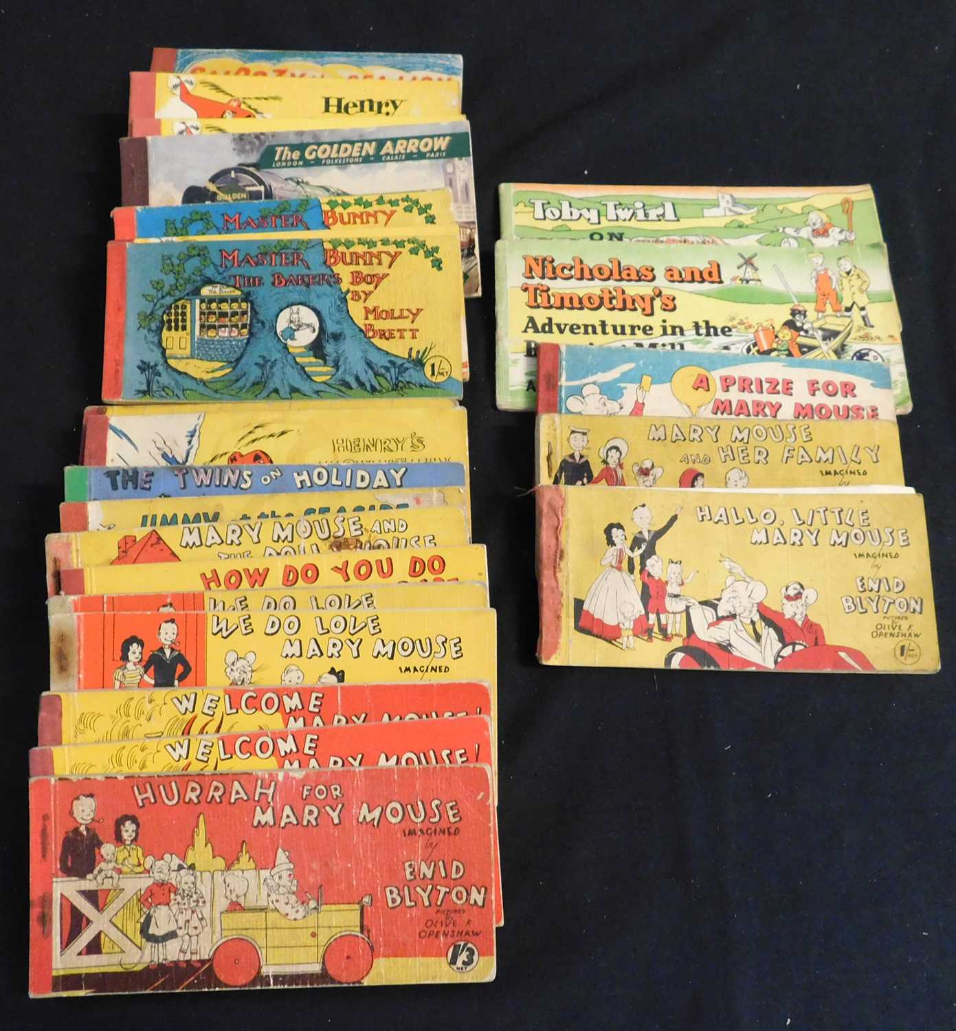 Carton: 25 assorted strip books including some duplication (25)