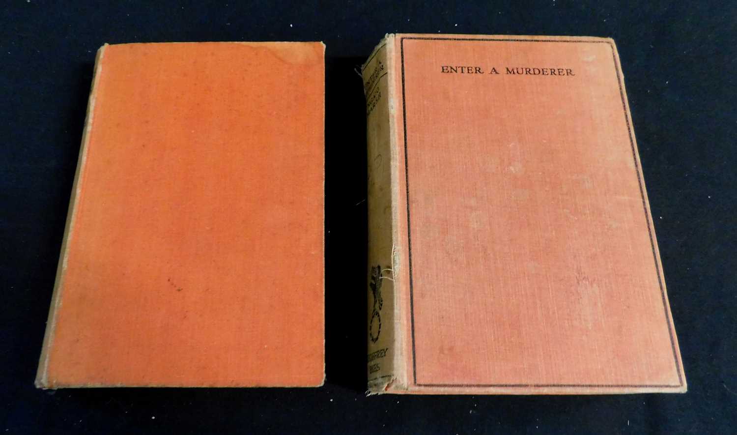 NGAIO MARSH: ENTER A MURDERER, London, Geoffrey Bles, 1935, 1st edition, original cloth worn,