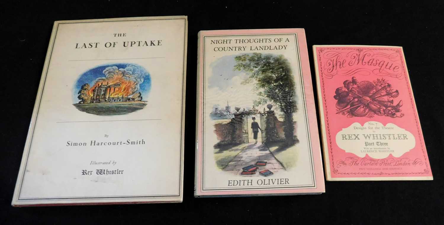 EDITH OLIVIER: NIGHT THOUGHTS OF A COUNTRY LANDLADY, ill Rex Whistler, London, B T Batsford, 1943,