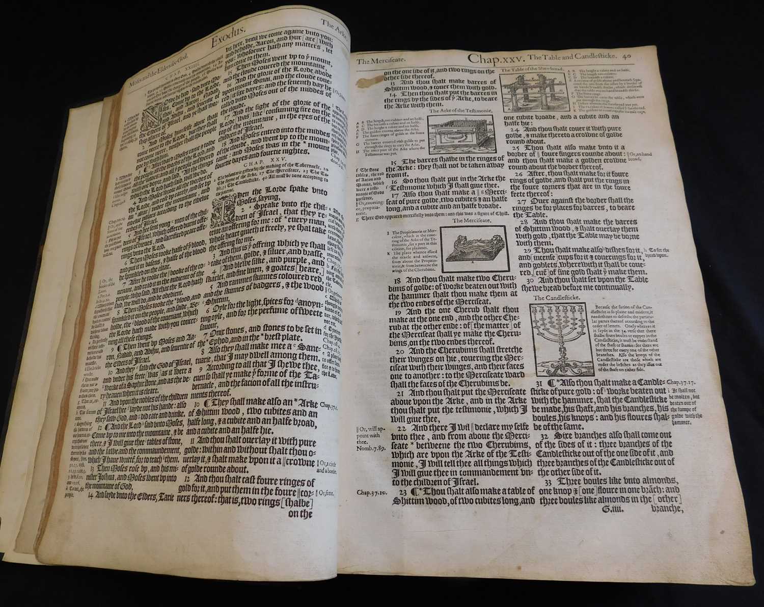 THE BIBLE..., London, Christopher Barker, 1583 Geneva version, black letter, lacks general title, - Image 4 of 6