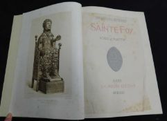 AUGUSTE BOUILLET: SAINTE FOY VIERGE AND MARTYRE, Rodez A Carrere, 1900, 1st edition, 24 plates