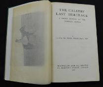 SIR MARK SYKES: THE CALIPHS' LAST HERITAGE, A SHORT HISTORY OF THE TURKISH EMPIRE, London,